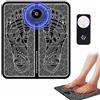 Kivermo ORNEXIS EMS Foot Plate, Massaggiatore Piedi Ricaricabile, 8 Modalità e 19 Livelli di Intensità, Stimolazione EMS per Piedi e Gambe (Con Telecomando)