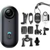 Lusduvi H88 - Mini action camera indossabile indossabile, FHD 1080P, registrazione con videocamera portatile di alta qualità, supporto ovunque per sicurezza, lavoro, guardia, viaggi, (senza carta