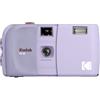 KODAK EC35 - Fotocamera a pellicola da 35 mm, riutilizzabile, senza messa a fuoco, flash integrato, copertura scorrevole, compatibile con principianti (Singolo, Lavanda)