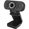 Generico Webcam HD 1080P per Computer Plug&Play con Microfono: Web Cam per Scuola e Lavoro Smartworking supporta Zoom e Meet e Skype