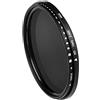 SKKWJEGE ND2 a ND400 Slim Fader Variabile Regolabile ND Filtro Ottico Vetro 77 mm