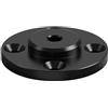Ruarby Base portatile di montaggio delle interfacce maschio/femmina in lega di alluminio 1/4 per interni ed esterni Fotografia Attrezzature Fissazione Base per fotocamera montata al muro