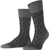 FALKE Artwork Tie M So cotone fantasia 1 paio, Calzini Uomo, Grigio Light Grey Melange 3390, 47-48