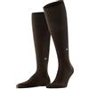 Burlington Dublin M Kh cotone al ginocchio tinta unita 1 paio, Calzini lunghi Uomo, Marrone Chocolate 5043, 40-46
