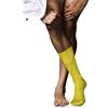 FALKE No. 9 M So cotone filo di Scozia tinta unita 1 paio, Calzini Uomo, Giallo Sunshine 1330, 43-44