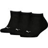 PUMA Invisible 3p, Calzini Unisex - Bambini e ragazzi, Black - New, 35-38