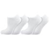 Nur Die Confezione da 2 calzini da ginnastica in cotone traspirante da donna, bianco, 35-38