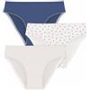 Petit Bateau Set di Mutandine per Bambini in Cotone e Spandex con Stampa a Cuori