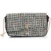 nascita Clutch/Abendtasche, Pochette da Donna, Nero Multicolore, Taglia Unica
