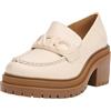 Michael Kors 40H3RCMP1L-289 Rocco Heeled Loafer Donna, LT Cream EU 41