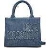 Love Moschino BORSA DENIM BLU SCURO