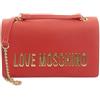 Love Moschino Borsa a spalla Donna, Rosso, Taglia unica