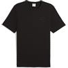 PUMA Ess Elevated Structured Tee, Magliette Unisex - Adulto, PUMA Black,