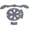 Kong Ricambi Imbottiture Interne Casco Mouse Work, Grigio, /