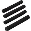 Point 09013001 - Tubo in gommapiuma High Density per Manubrio Bici da Corsa, con Tappi, 215, Colore: Nero
