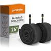 Prophete Tubo flessibile per bicicletta, 2 pezzi, valvola auto, ETRTO 47-559, 50-559, 54-559, 57-559, 47-584, 50-584, 54-584, 57-584, 57-584, adatto da 26 x 1,75 pollici a 27,2,2,2,2,2 cm 5 pollici,