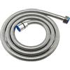 MAGIC SELECT Flessibile Doccia in Acciaio Inossidabile 2m, tubo doccia flessibile universale (G1/2 pollici) Tubo per Doccia Flessibile, anti-torsione crittografia a doppio loop con 2 rondelle