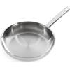 BK Bright Stainless Steel - Padella da 20 cm, con manico Stay Cool, in acciaio inox 18/10, a induzione, utilizzabile in forno fino a 230°C, antiruggine, lavabile in lavastoviglie, colore: Argento