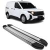 OMAC Pedane Laterali Sottoporta compatibile con Ford Tourneo Courier V769 2023-2026 L1 Argento