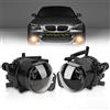 TangMiGe Fendinebbia compatibile con BMW E60 E61, Serie 5, (525i 525xi 528i 528xi 530i 530xi 535i 535xi 545i 550i), 07/2003-09/2010, Tutto solo per paraurti pacchetto M Tech Sport,1 Paio (Fumo Nero)