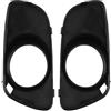 Glewi Lampada fendinebbia per set di coperture, per Smart Fortwo 451 07-14, lato sinistro e destro, telaio in ABS nero, sostituzione diretta con OE 4518260118