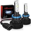 KATUR Lampadine H11 H9 LED Fari Lampadine Super Bright CREE 16000LM Kit di conversione del Faro all-in-One LED Integrato 60W 6500K Bianco allo Xeno - 3 Anni di Garanzia