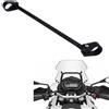 Tunejoy Barra Trasversale Moto 22mm Manubrio per l'Equilibrio del Motocicletta in Alluminio Barra di Bilanciamento di Moto Regolabile per Moto da Cross 400mm Nero