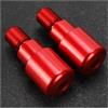 BMLGPGBCDW Per Majesty 125 250 400 Per Majesty400 Per Majesty 400 2004-2010 2011 Manubrio Moto Sterzo Contrappeso Manopole Tappo terminale cappuccio manubrio(UN ROSSO)