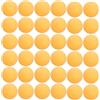 JEWEDECO 100 Pezzi Palline da Ping Pong al Carnevale da 40mm Senza Cuciture Gialle Opache in Pp Presa Migliorata e Prestazioni Costanti per attività Scolastiche e Intrattenimento
