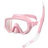 Générique Snorkel Secco per Adulti Vista Panoramica Ampia, Copertura Viso, Set In
