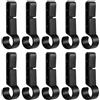 Générique Hard Hat Light Clips - 10 pezzi Helmet Headlight Safety Hooks, Secure Attachment for Hard Hat, Industrial Work, Manutenzione, Outdoors, Fishing, Caving and Oilfield