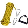 Vdaxvme Corda di traino per wakeboard, in nylon, con maniglia e moschettone, per wakeboard e snowboard