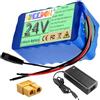 FREEDOH Batteria al Litio da 24 V 5 Ah 7,5 Ah 10 Ah 12,5 Ah 15 Ah 17,5 Ah 20 Ah con Caricabatterie,24v7.5ah