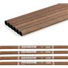 HNZMDY HZNMDY Aste per frecce tiro con L'Arco 31 Pollici, Freccia Carbonio Puro 6,2 mm, rigidità 340 400 500 600, Allenamento tiro e bersagli (6/12/24 Pezzi) (6, 600 Spine)