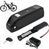 JCXYL EV Batteria al Litio per e-Bike da 24V, 36V, 48V, 52V, Ricambio Completo di Caricabatterie.,48v 8ah