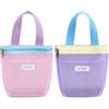 ARYIMYDP Borsa da Doccia 2 Pezzi, Rosa e Viola, Rete Traspirante, Per Viaggio Spiaggia Palestra, Multiuso