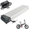 JCXYL EV Batteria per Bici Pieghevole da 36 V 10 Ah 13 Ah 15 Ah 17 Ah; batterie al Litio per ebike da 48 V 10,4 Ah 12,8 Ah 14 Ah per Motore di Bicicletta elettrica con Caricabatterie.,48v 13.6ah