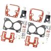 Mlswmkf Kit di riparazione carburatore da 2 pezzi adatto compatible with motore fuoribordo V4 V6 85 90 115 150 155 175 185 200 235 CV 434888 383906 439076