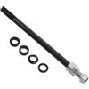AKOOSY Adattatore Perno Passante Bici in Lega di Alluminio e Acciaio Inossidabile, ASSE Robusto 12mm Passo 1.5mm, Compatibile Trailer per Mountain Bike