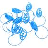 USHOBE Clip Porta Disco Sportivo 10 Pezzi Blu in Plastico Portatile Struttura Innovativa Adatta per Campeggio e attività All'aperto