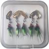 JAMIEKA 5Pcs Pesca A Mosca Swimbait Paillettes Rotanti Esche Da Pesca Artificiale Esche Da Pesca con Accessori Gancio Da Pesce Enduring Fly Swimbait Rotanti