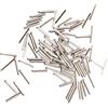 Generic Kit Manicotti a Crimpare a Canna Singola Durevole, Connettori in Acciaio Inossidabile da 100 Pezzi per la Pesca a Fondo e la Traina (1.2#)