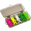 JAMIEKA 5 esche da pesca con gancio da 3,7 cm/4,7 cm, esche rane morbide per pesca in acqua salata, swimbait Topwater Topwater