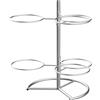 Generic Supporto per palline da yoga, 1 strato in metallo, per casa e palestra, facile da installare, salvaspazio (90 cm, nero)