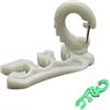 Vdaxvme Supporto per tubo da immersione con clip per immersioni doppie, con gancio, per immersioni e snorkeling