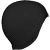 Fashy Cuffia da nuoto bianco/nero/rosso/rosa/giallo/arancione/blu/verde/blu navy/turchese/viola nero nero taglia unica