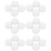 LRXIYODE 100 Pezzi Palline da Ping Pong Finitura Opaca e Design senza Cuciture e Bianche senza Scritte 40mm in Pp Giochi in Aula Attività Scolastiche