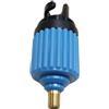 FOYTOKI Adattatore per Pompa Aria SUP Gonfiabile Raccordo Standard in Gomma e Rame, Compatibile Pompe Biciclette, Accessorio Essenziale per Kayak e Stand Up Paddle Blu