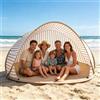 Generic Tenda da spiaggia pop-up per 3-4 persone, 120 x 100 cm, con protezione UV 50+, portatile e automatica, ideale per campeggio, giardino e spiaggia