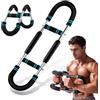 Yalanyvera Allenatore per Braccia e Pettorali, Power Twister Multifunzionale a U Regolabile 30-50 kg per Braccia Spalle Petto Schiena e Gambe Portatile e Smontabile